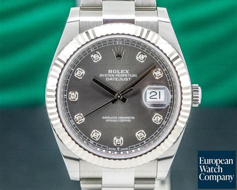 grey rhodium color dial rolex|Rolex datejust 41 dark rhodium.